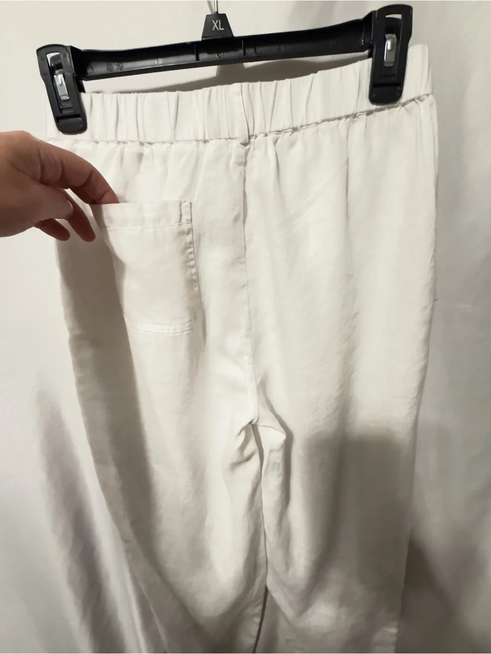 Quince 100% European Linen Pants in White- Size XS- like new!